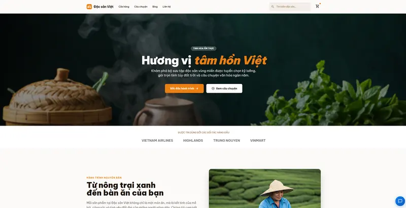 Đặc Sản Việt - Website ẩm thực