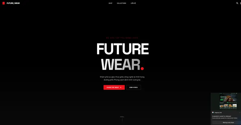 Future/Wear - Website thời trang