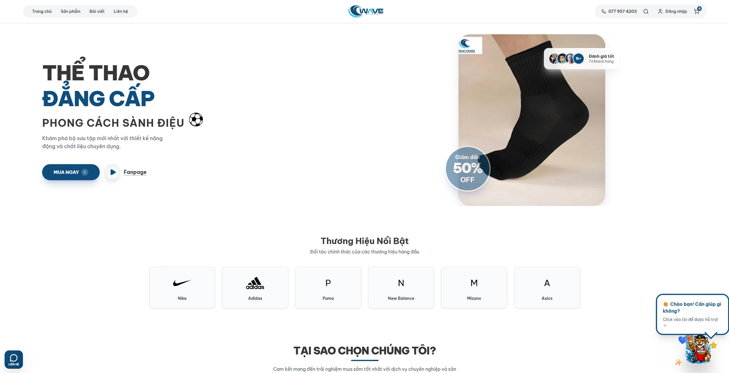 WaveStore - Shop Đồ Thể Thao